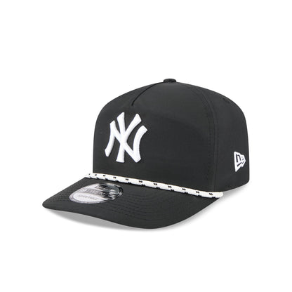 New York Yankees Black and White Rope 19TWENTY Snapback Hat