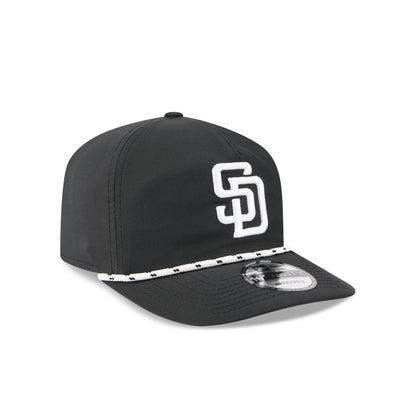 San Diego Padres Black and White Rope 19TWENTY Snapback Hat