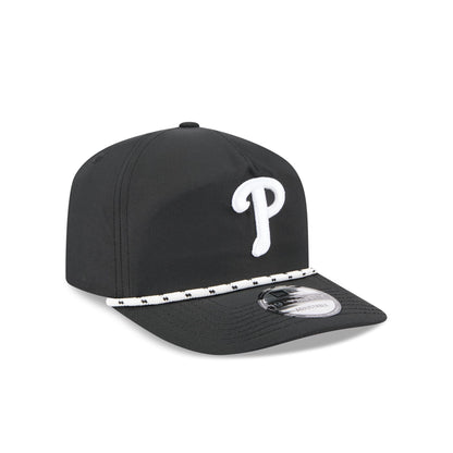 Philadelphia Phillies Black and White Rope 19TWENTY Snapback Hat