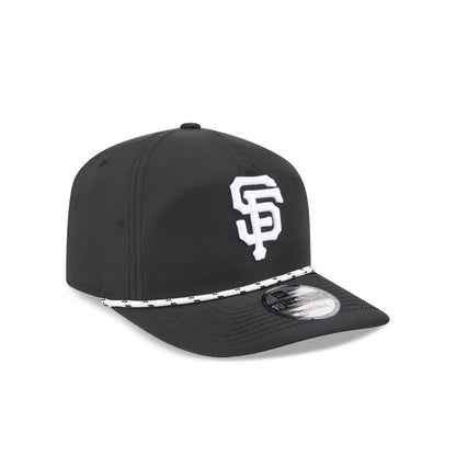 San Francisco Giants Black and White Rope 19TWENTY Snapback Hat
