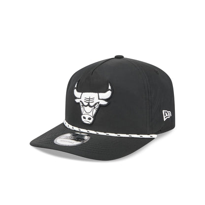 Chicago Bulls Black and White Rope 19TWENTY Snapback Hat