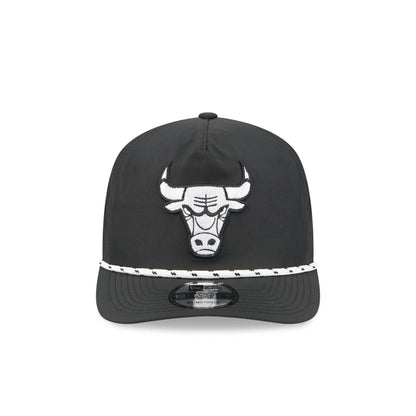 Chicago Bulls Black and White Rope 19TWENTY Snapback Hat