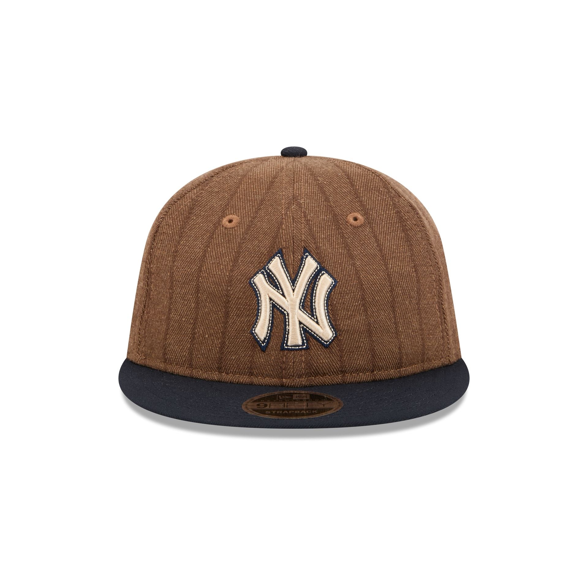 New York Yankees Three Looms Wool Pinstripe Retro Crown 9FIFTY Adjustable Hat