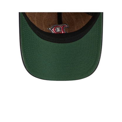 Boston Red Sox Three Looms Wool Pinstripe 9TWENTY A-Frame Adjustable Hat