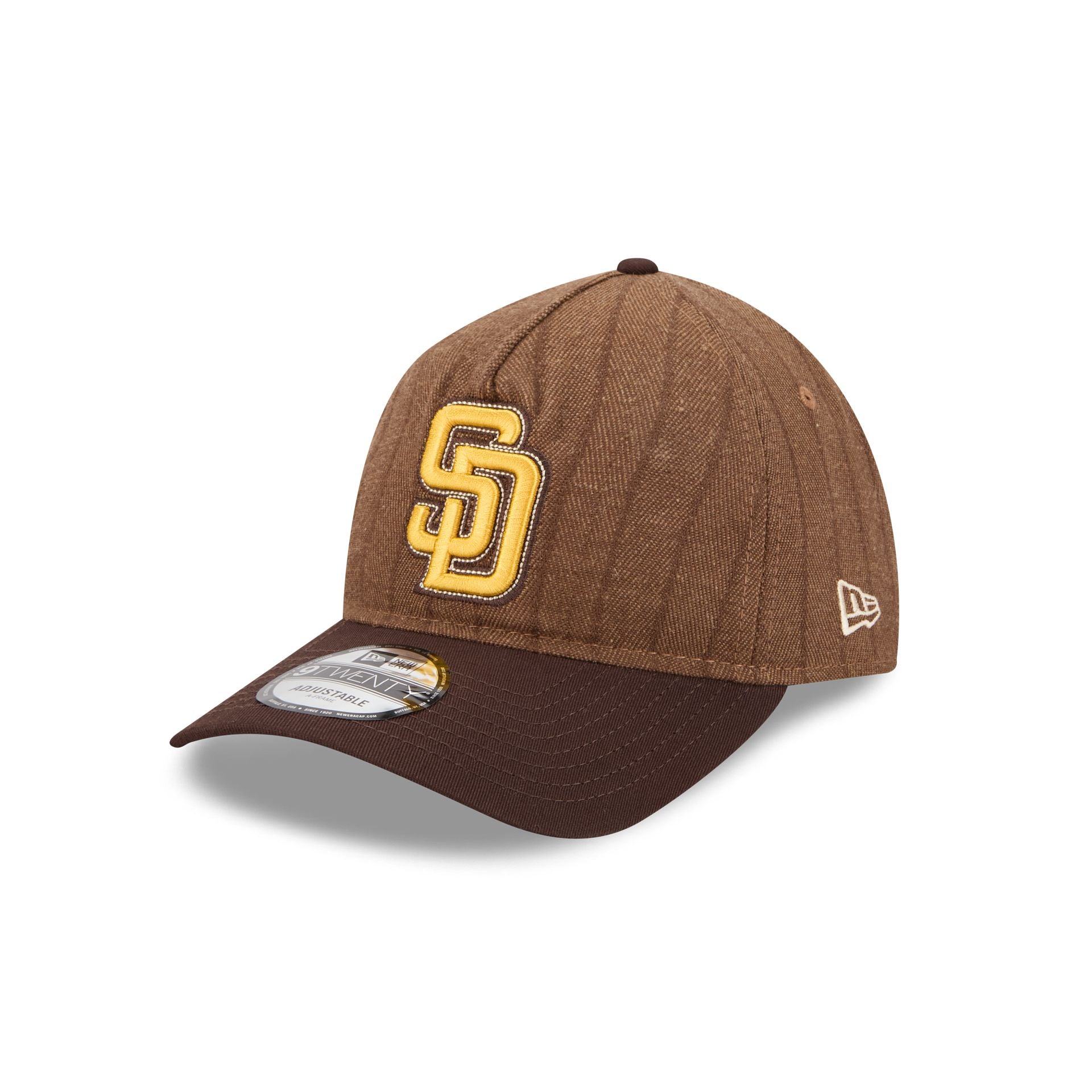 San Diego Padres Three Looms Wool Pinstripe 9TWENTY A-Frame Adjustable Hat