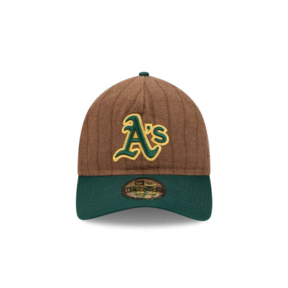 Athletics Three Looms Wool Pinstripe 9TWENTY A-Frame Adjustable Hat