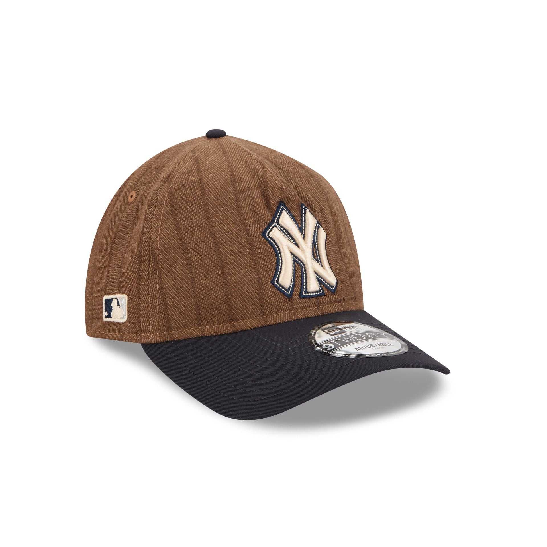 New York Yankees Three Looms Wool Pinstripe 9TWENTY A-Frame Adjustable Hat