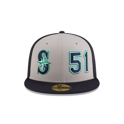 Seattle Mariners Hall of Fame 2025 Ichiro Suzuki Two-Tone 59FIFTY Fitted Hat