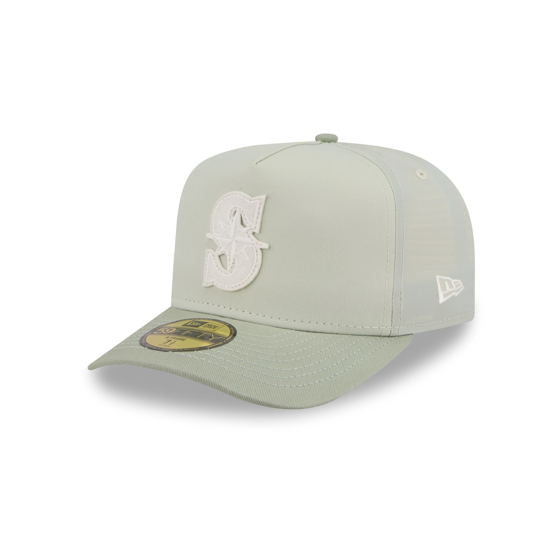 Seattle Mariners Crinkle 59FIFTY A-Frame Fitted Hat