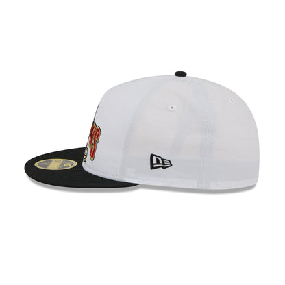 Chicago Bulls Champions White Retro Crown 59FIFTY Fitted Hat