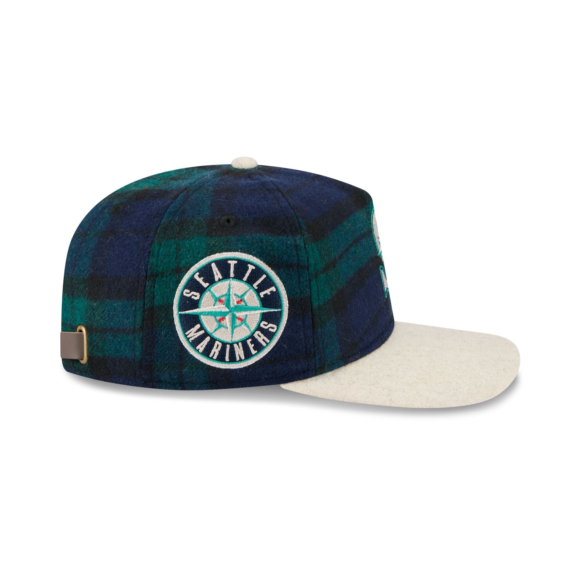 Seattle Mariners Plaid Letterman 19TWENTY Adjustable Hat