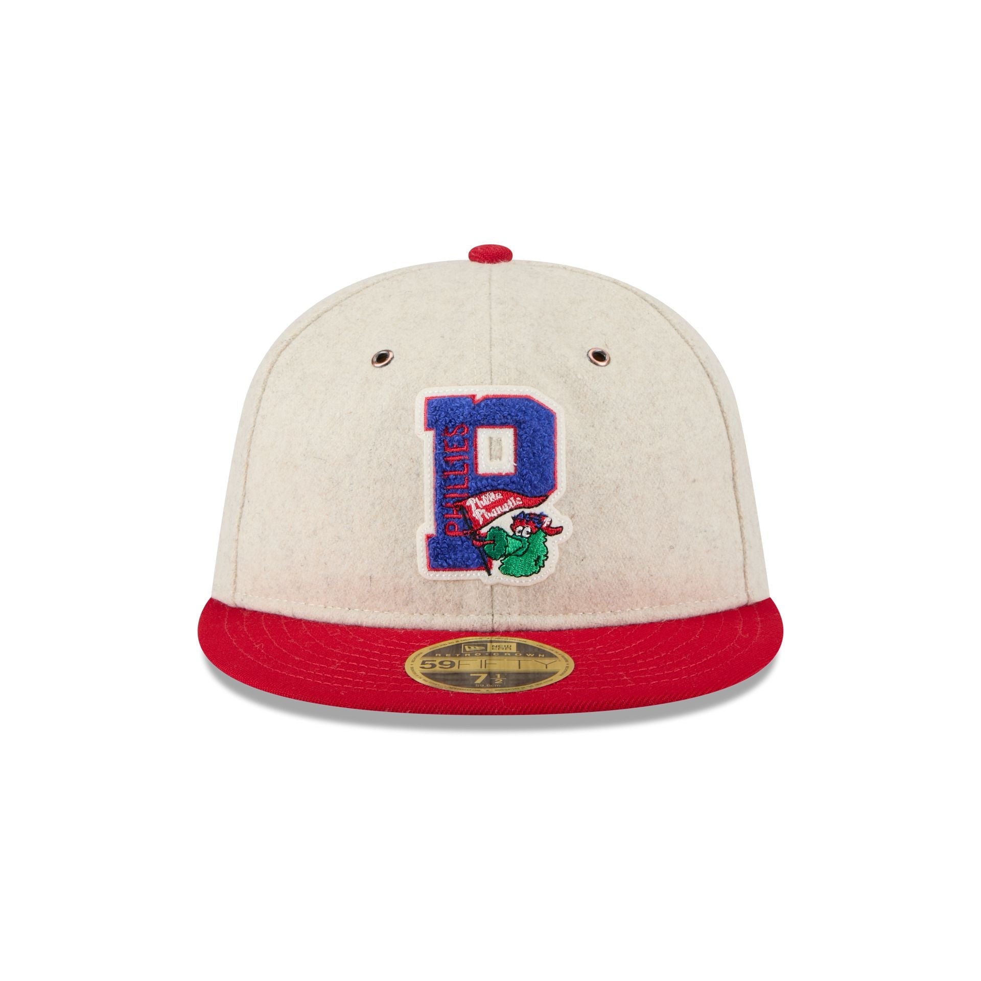 Philadelphia Phillies Wool Letterman Retro Crown 59FIFTY Fitted Hat