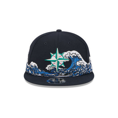 Seattle Mariners Tidal Flow Retro Crown 9FIFTY Adjustable Hat