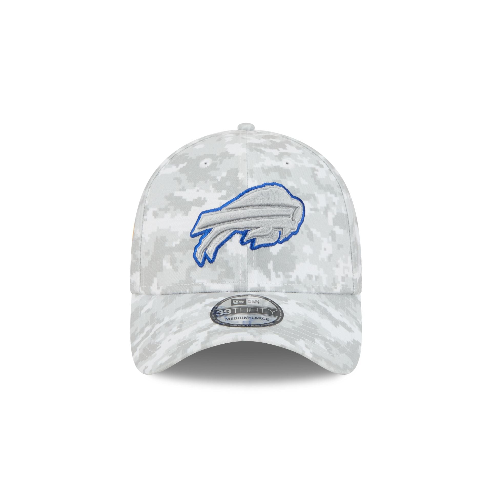 Buffalo Bills 2025 Salute to Service Fan Gear 39THIRTY Stretch Fit Hat