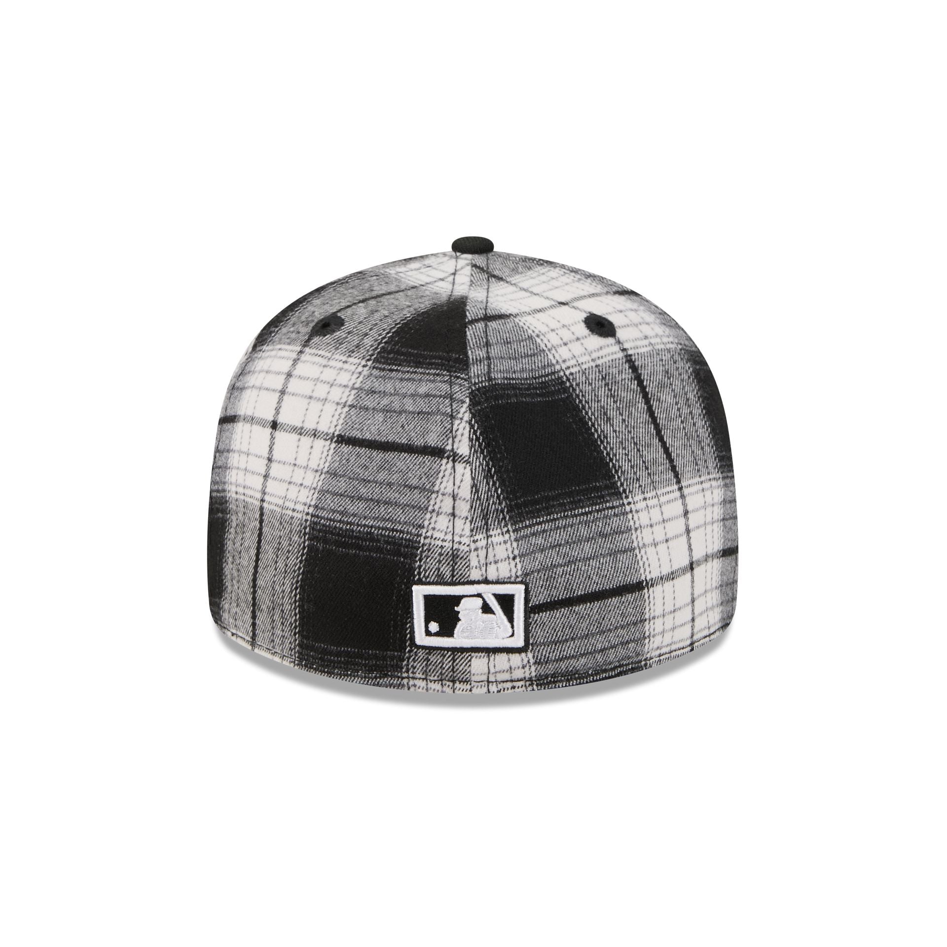 New York Yankees Grunge Plaid Retro Crown 59FIFTY Fitted Hat