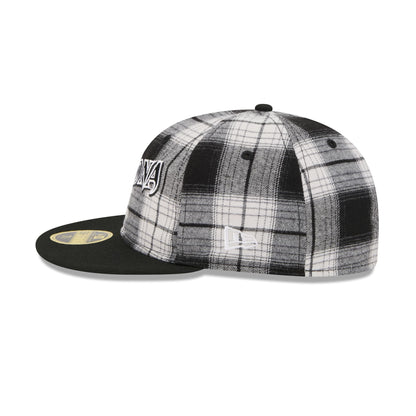 Arizona Diamondbacks Grunge Plaid Retro Crown 59FIFTY Fitted Hat