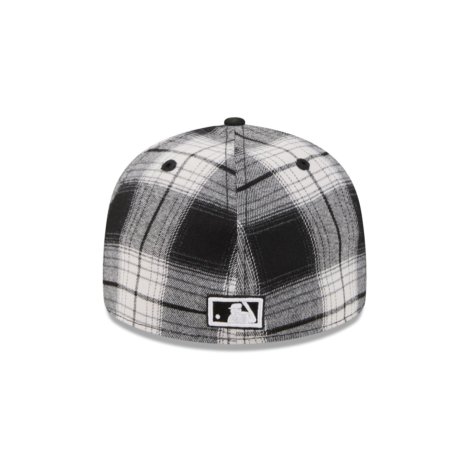 Chicago White Sox Grunge Plaid Retro Crown 59FIFTY Fitted Hat
