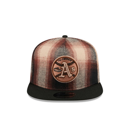 Athletics Grunge Plaid 9FIFTY A-Frame Adjustable Hat
