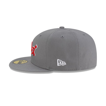 Hyperfly Katakana x Philadelphia Phillies Gray 59FIFTY Fitted Hat