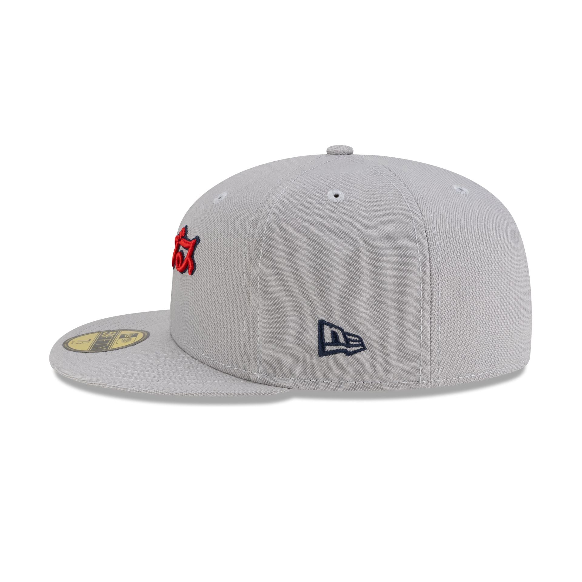 Hyperfly Katakana x Atlanta Braves Gray 59FIFTY Fitted Hat