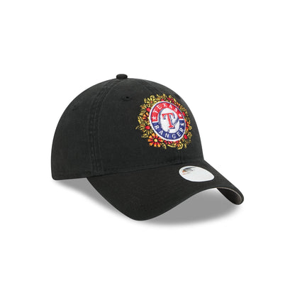 Texas Rangers Day of the Dead Floral 9TWENTY Adjustable Hat
