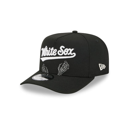 Chicago White Sox Skeletal Script 9FIFTY A-Frame Snapback Hat