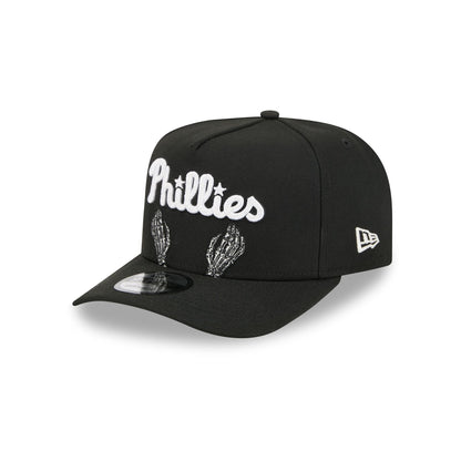 Philadelphia Phillies Skeletal Script 9FIFTY A-Frame Snapback Hat