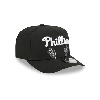 Philadelphia Phillies Skeletal Script 9FIFTY A-Frame Snapback Hat