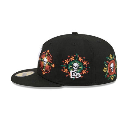 San Francisco Giants Day of the Dead Skull & Flowers 59FIFTY Fitted Hat