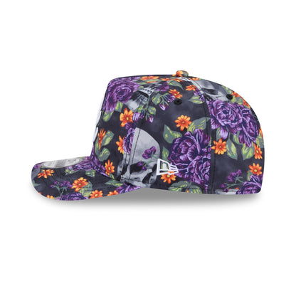 Atlanta Braves Day of the Dead Skull & Roses 9FIFTY A-Frame Snapback
