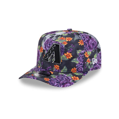 Arizona Diamondbacks Day of the Dead Skull & Roses 9FIFTY A-Frame Snapback