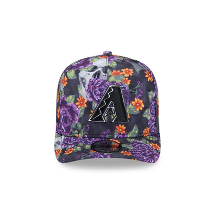 Arizona Diamondbacks Day of the Dead Skull & Roses 9FIFTY A-Frame Snapback