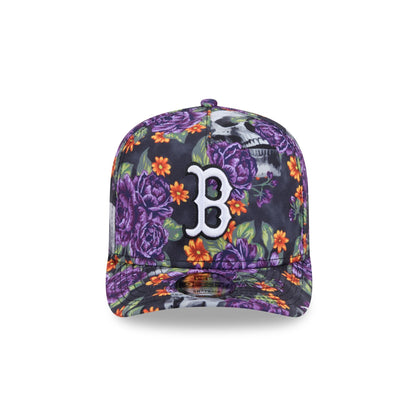 Boston Red Sox Day of the Dead Skull & Roses 9FIFTY A-Frame Snapback