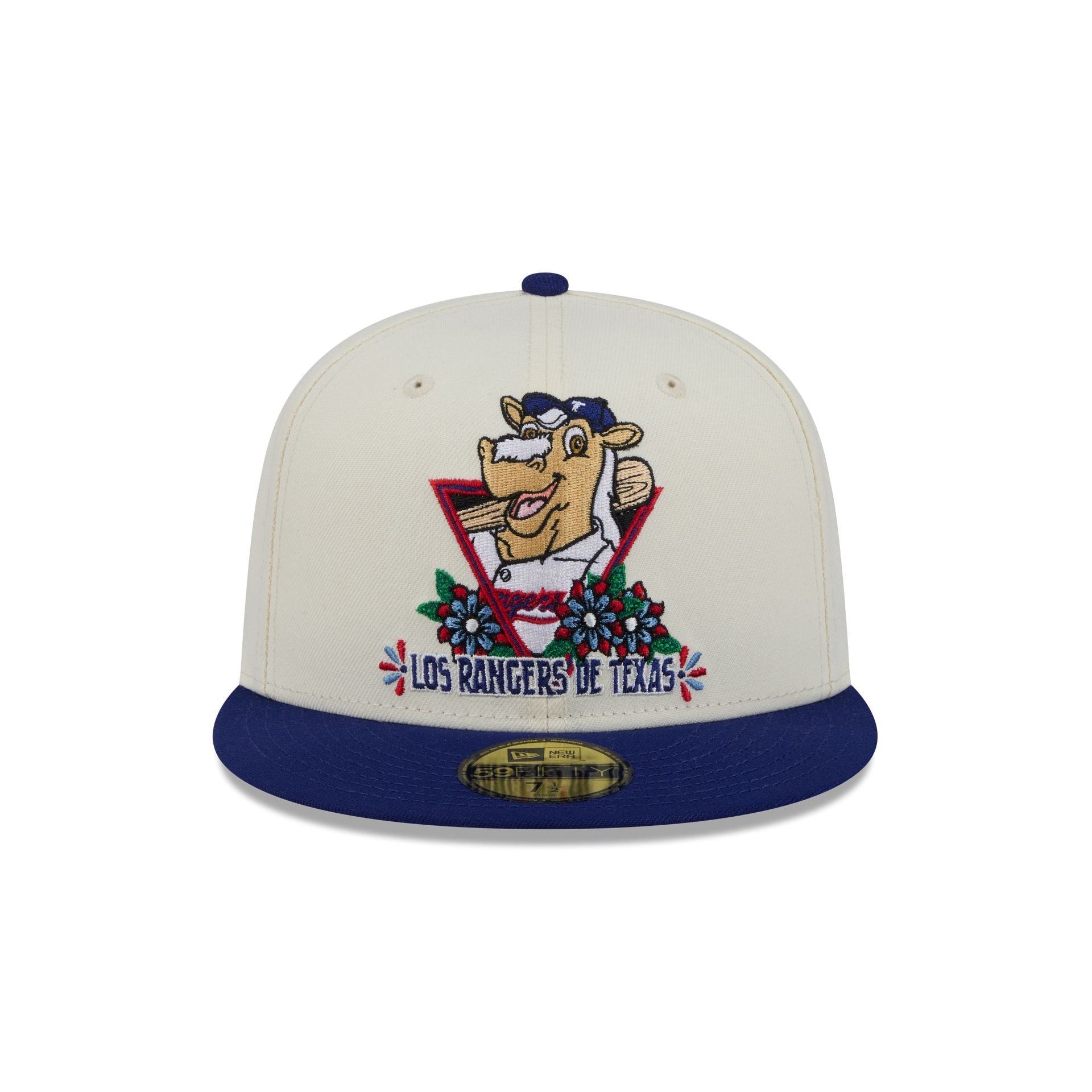 Texas Rangers Day of the Dead Sugar Skull Mascot 59FIFTY Fitted Hat