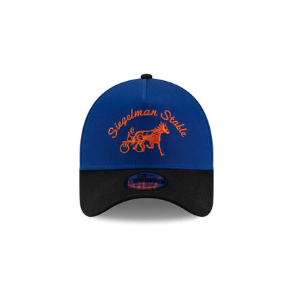 Siegelman Stable x New York Mets Black Visor 9FORTY A-Frame Snapback Hat