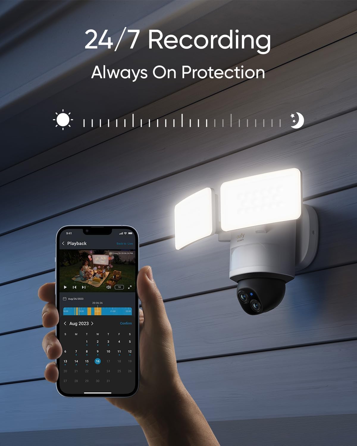 Eufy Permanent Outdoor Light Kit 100-ft