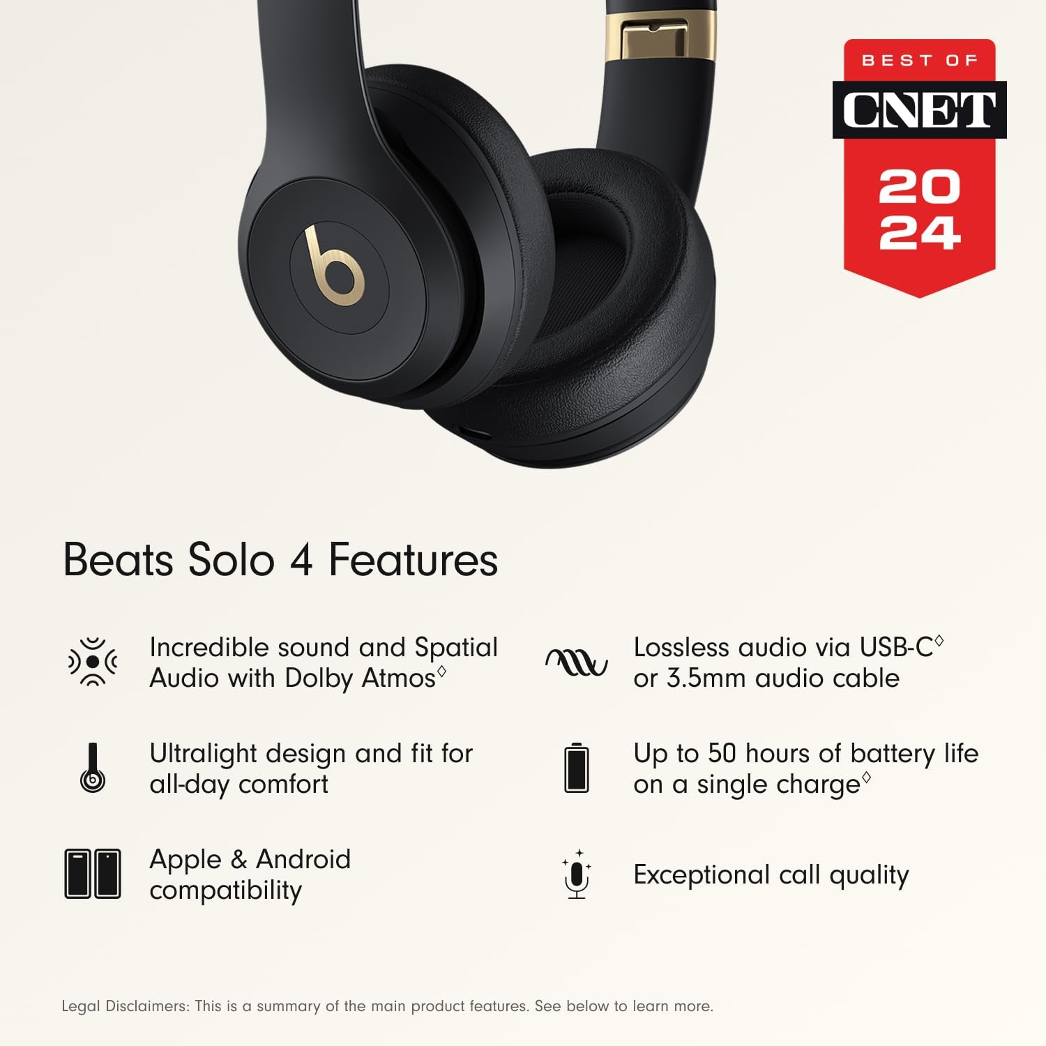 Beats - Solo 4 True Wireless On-Ear Headphones