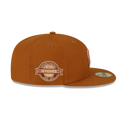 Washington Nationals Brown 59FIFTY Fitted Hat