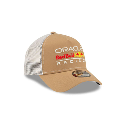 Oracle Red Bull Racing Essential Khaki 9FORTY A-Frame Trucker Hat