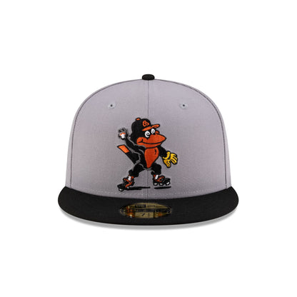 Baltimore Orioles Mascot Gray 59FIFTY Fitted Hat