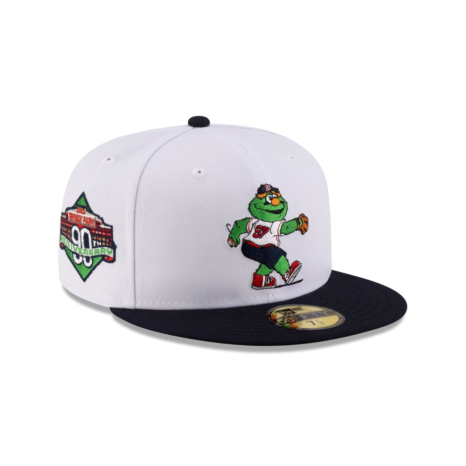 Boston Red Sox Mascot White 59FIFTY Fitted Hat