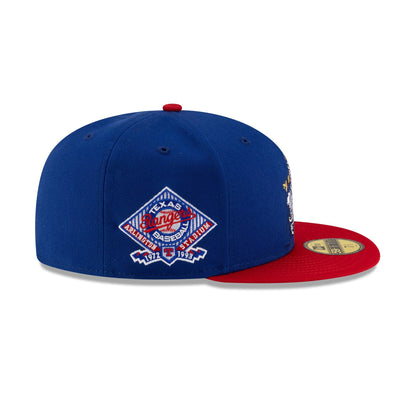 Texas Rangers Mascot Blue 59FIFTY Fitted Hat