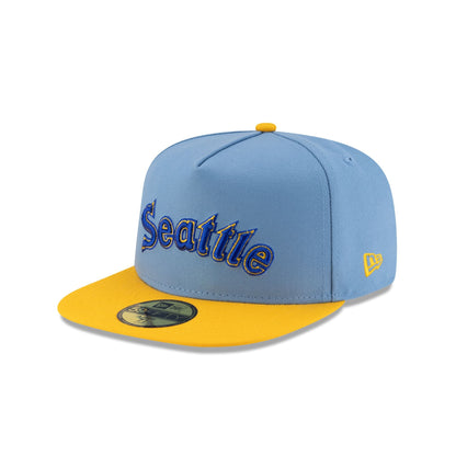 Just Caps Sky Blue Seattle Mariners 59FIFTY A-Frame Fitted Hat