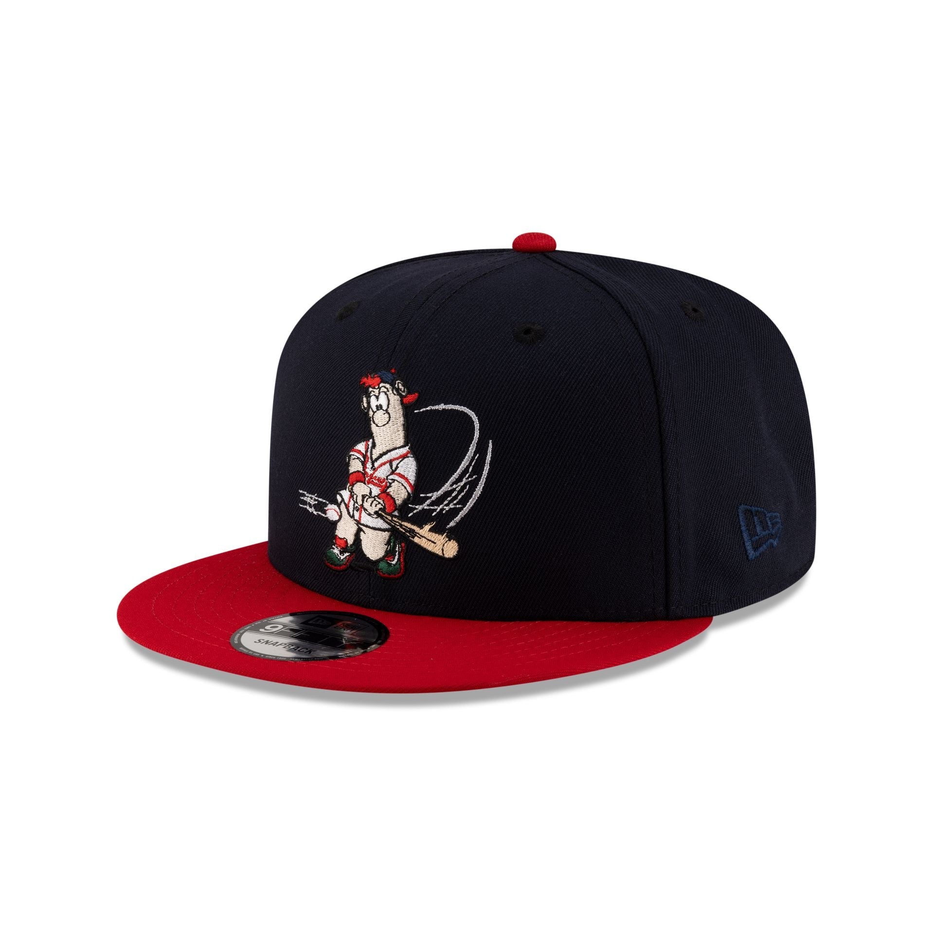 Atlanta Braves Mascot Navy 9FIFTY Snapback Hat