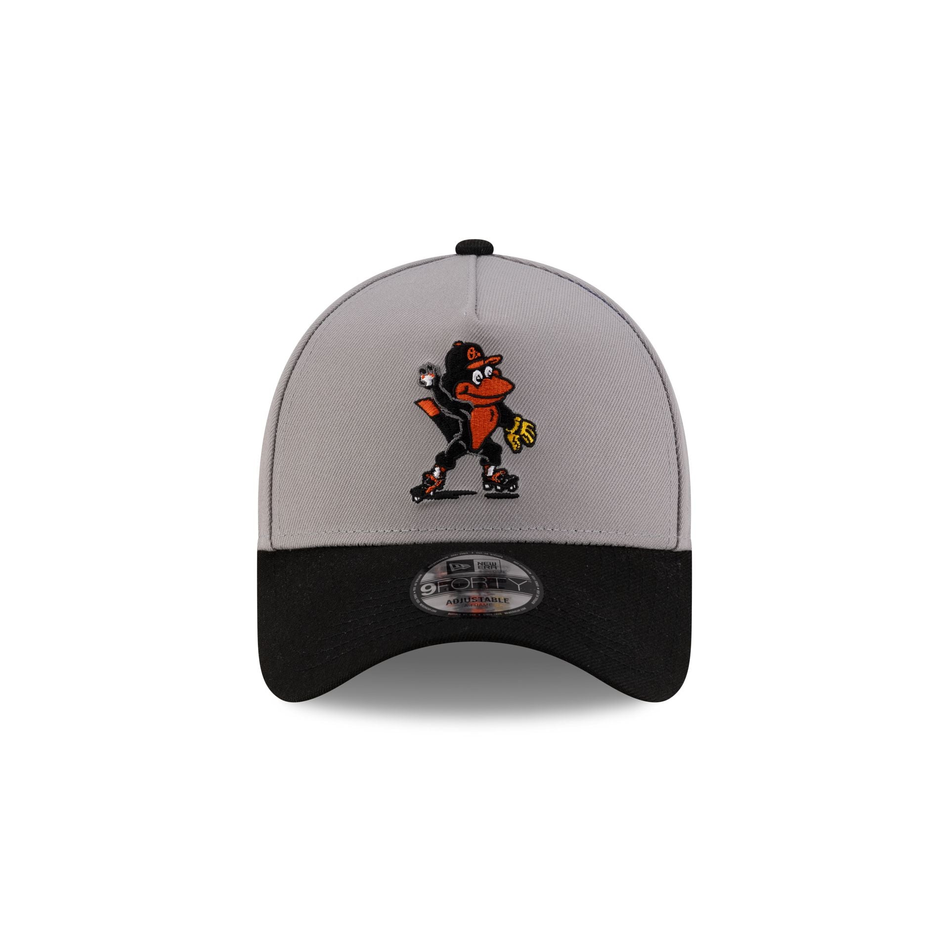 Baltimore Orioles Mascot Gray 9FORTY A-Frame Snapback Hat