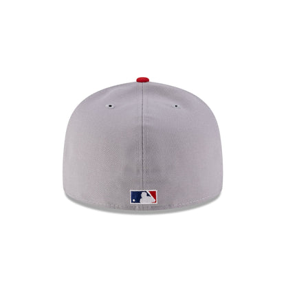 Just Caps League Sidepatch Gray Philadelphia Phillies 59FIFTY A-Frame Fitted Hat