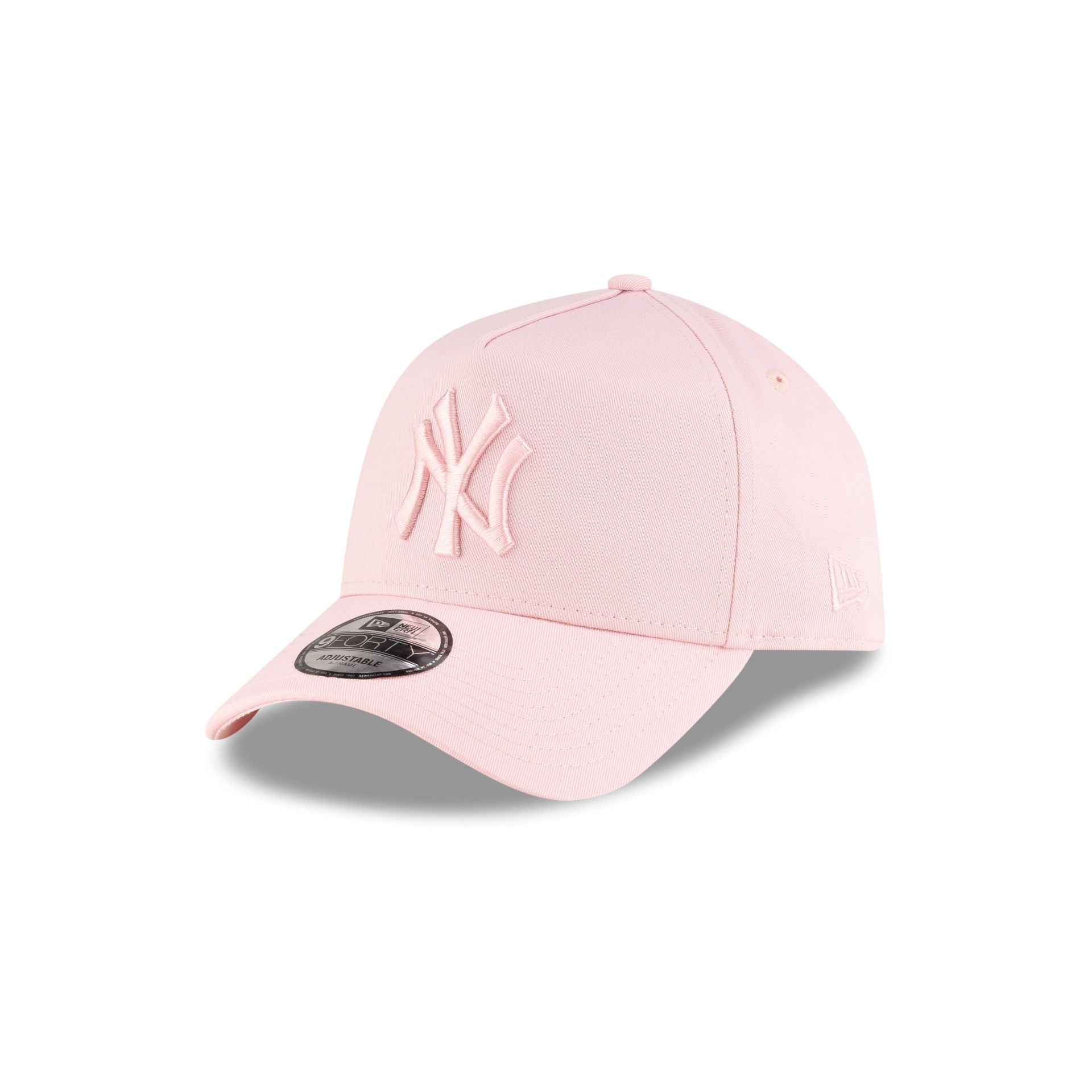 New York Yankees Pink 9FORTY A-Frame Snapback Hat