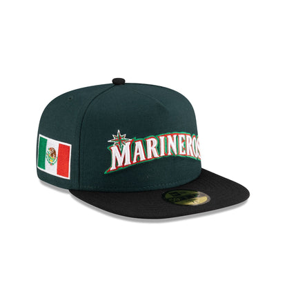 Just Caps Cinco de Mayo Seattle Mariners 59FIFTY A-Frame Fitted Hat