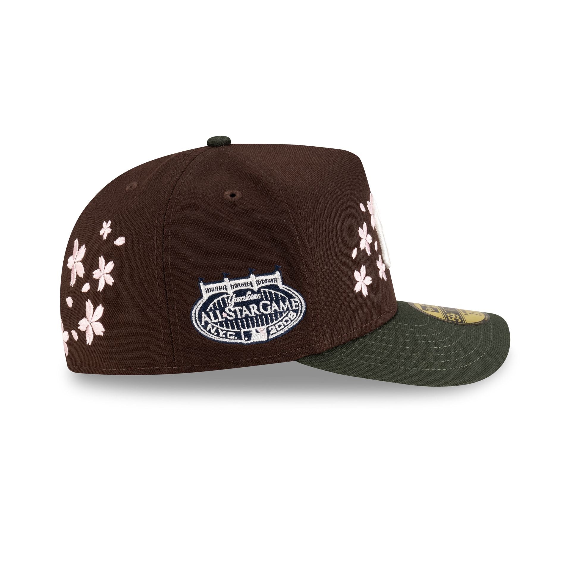 Just Caps Cherry Blossom New York Yankees 59FIFTY A-Frame Fitted Hat