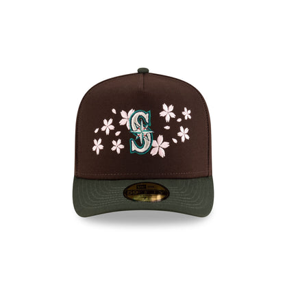Just Caps Cherry Blossom Seattle Mariners 59FIFTY A-Frame Fitted Hat